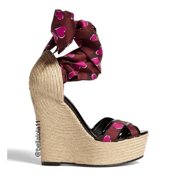 AUTHENTIC GUCCI WEDGE ESPADRILLES - Picture 15 of 16